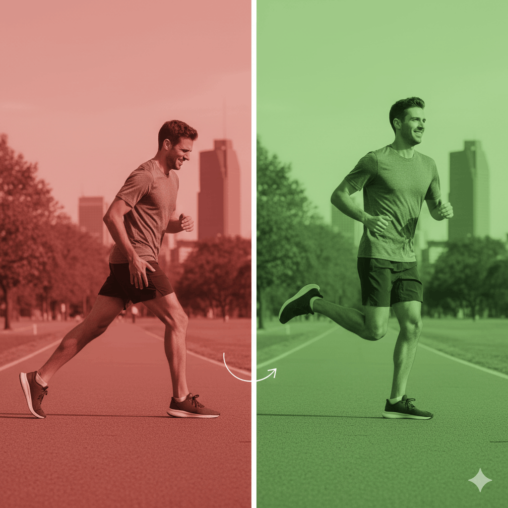 Lauftechnik gegen Knieschmerzen beim Joggen 2026