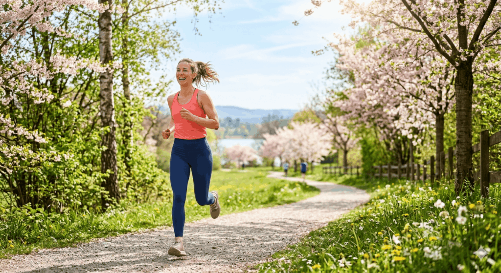 glueckliche Frau Lauftraining laufsportmarketing.de Sidebar 1